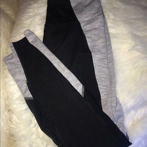 Cotton/mesh athliesure leggings